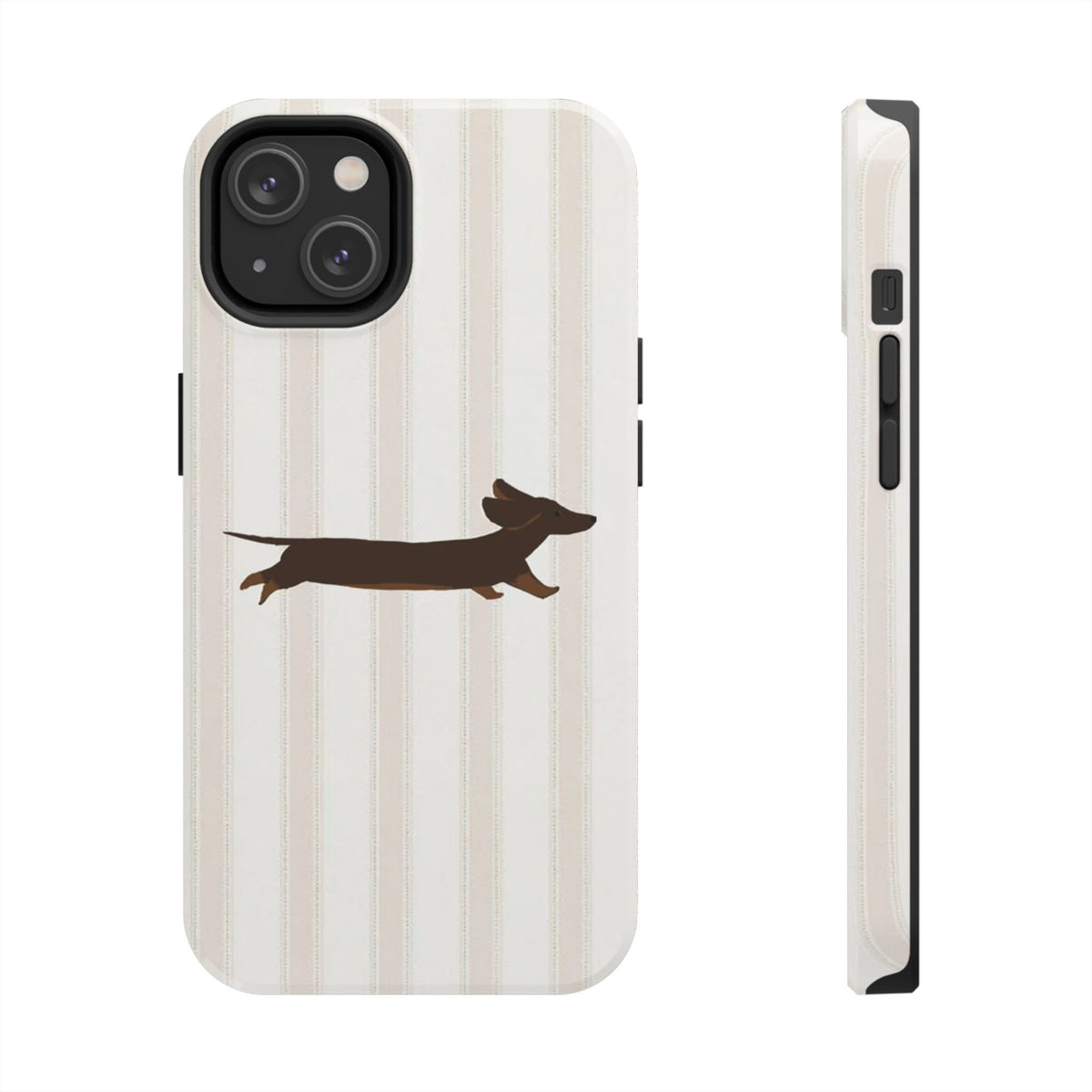 Leaping Dachshund iPhone Case