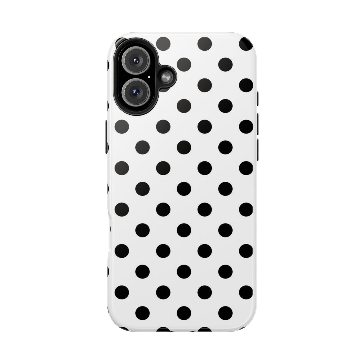 White Polka Dot iPhone Case