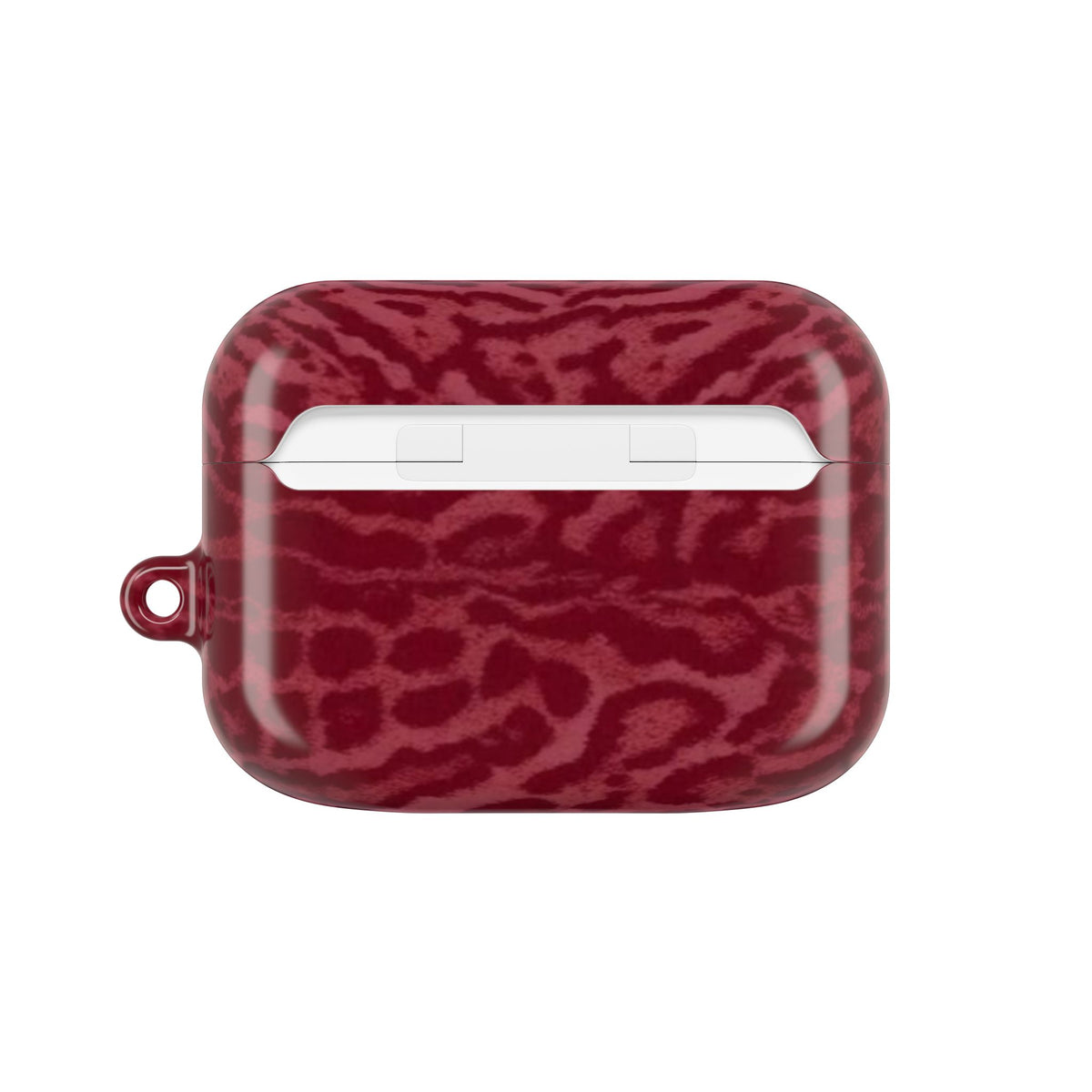 Burgundy Jaguar AirPod Case