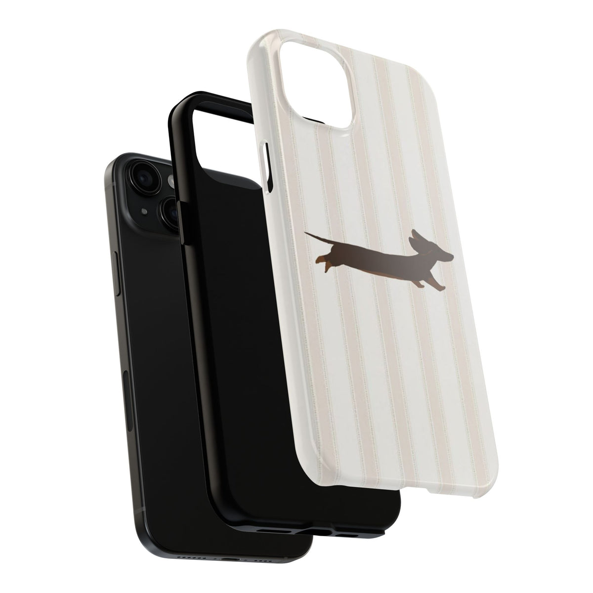 Leaping Dachshund iPhone Case