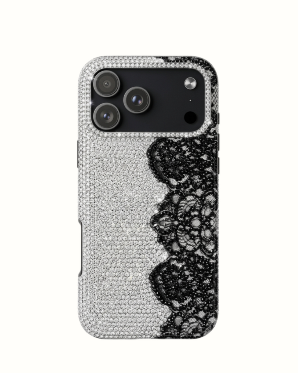 Black Lace Edge iPhone Case