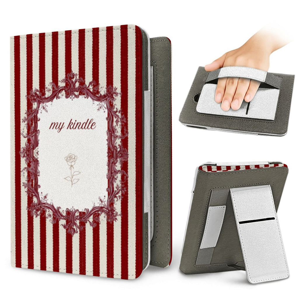 My Kindle Red Striped Kindle Case 7"